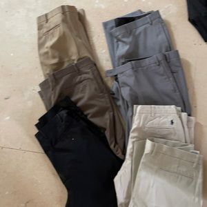 Group of Men’s 36 x 32 dress pants